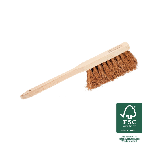 Bild von Handfeger Kokos - 40 cm Holzkörper